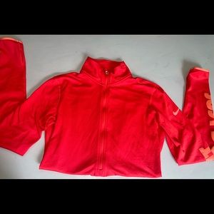 Nike Dri Fit Half Zip with running thumb holes size small